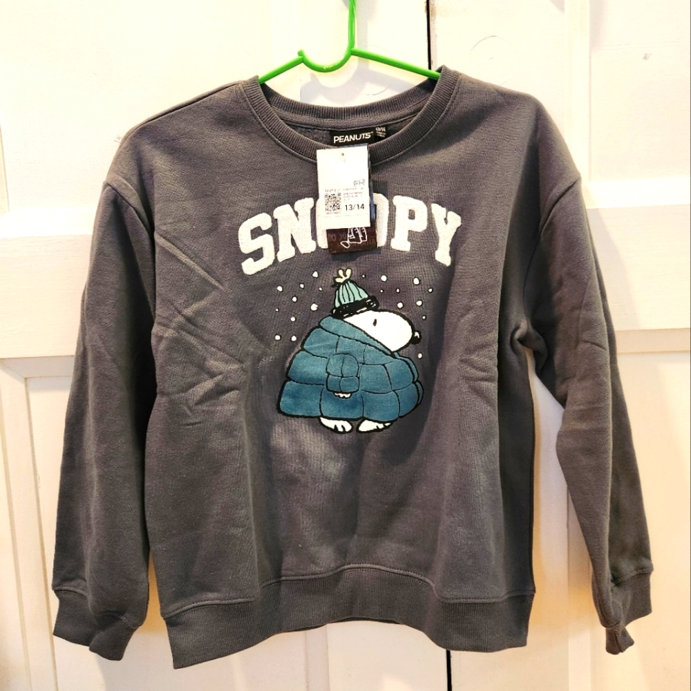 Peanuts Snoopy Puffer jacket sweatshirt